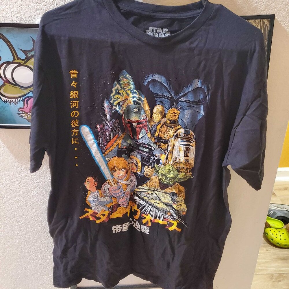 Star Wars Empire Strikes Back Anime Manga T shirt Mad Engine